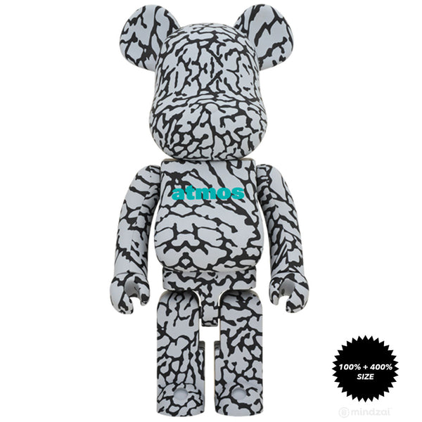 Atmos × Solebox Elephant Print 1000% Bearbrick by Medicom