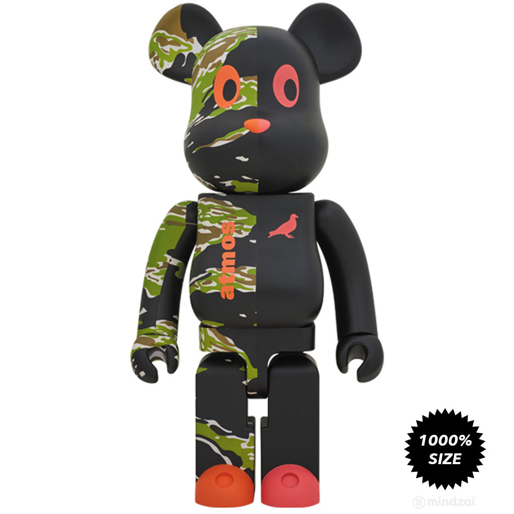 Atmos × Staple #2 Camo 1000% Bearbrick by Medicom Toy