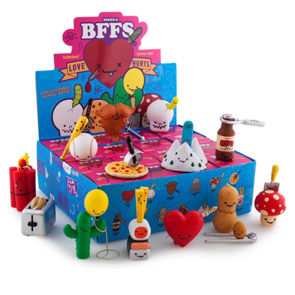 BFFs Love Hurts Mini Series 3 Blind Box by Travis Cain x Kidrobot - Mindzai  - 1