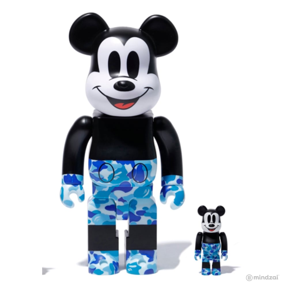 BE@RBRICK BAPE MICKEY MOUSE 100%u0026400%-