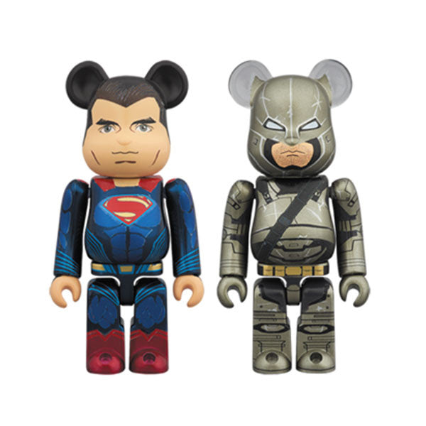 Batman vs. Superman : Dawn of Justice 100% Bearbrick 2-Pack - Mindzai  - 1