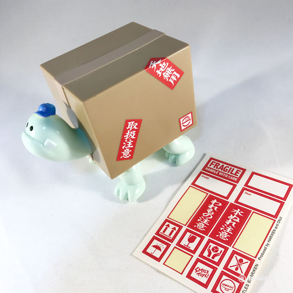 Box Turtles Blue x Melon Sofubi Toy Figure by Hariken