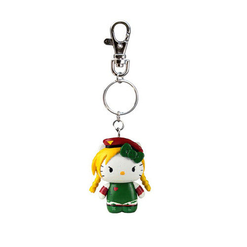 Cammy x Hello Kitty Street Fighter Keychain - Mindzai 