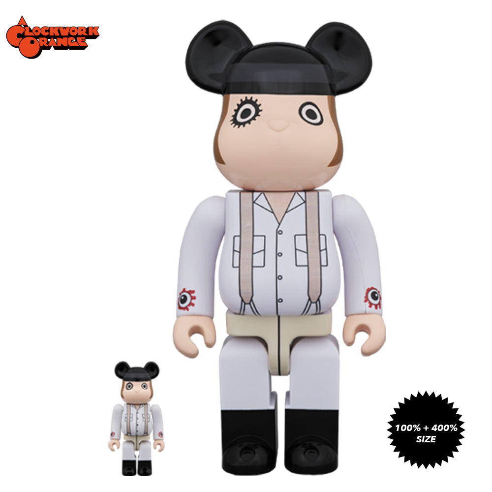 Alex Clockwork Orange 100% + 400% Bearbrick