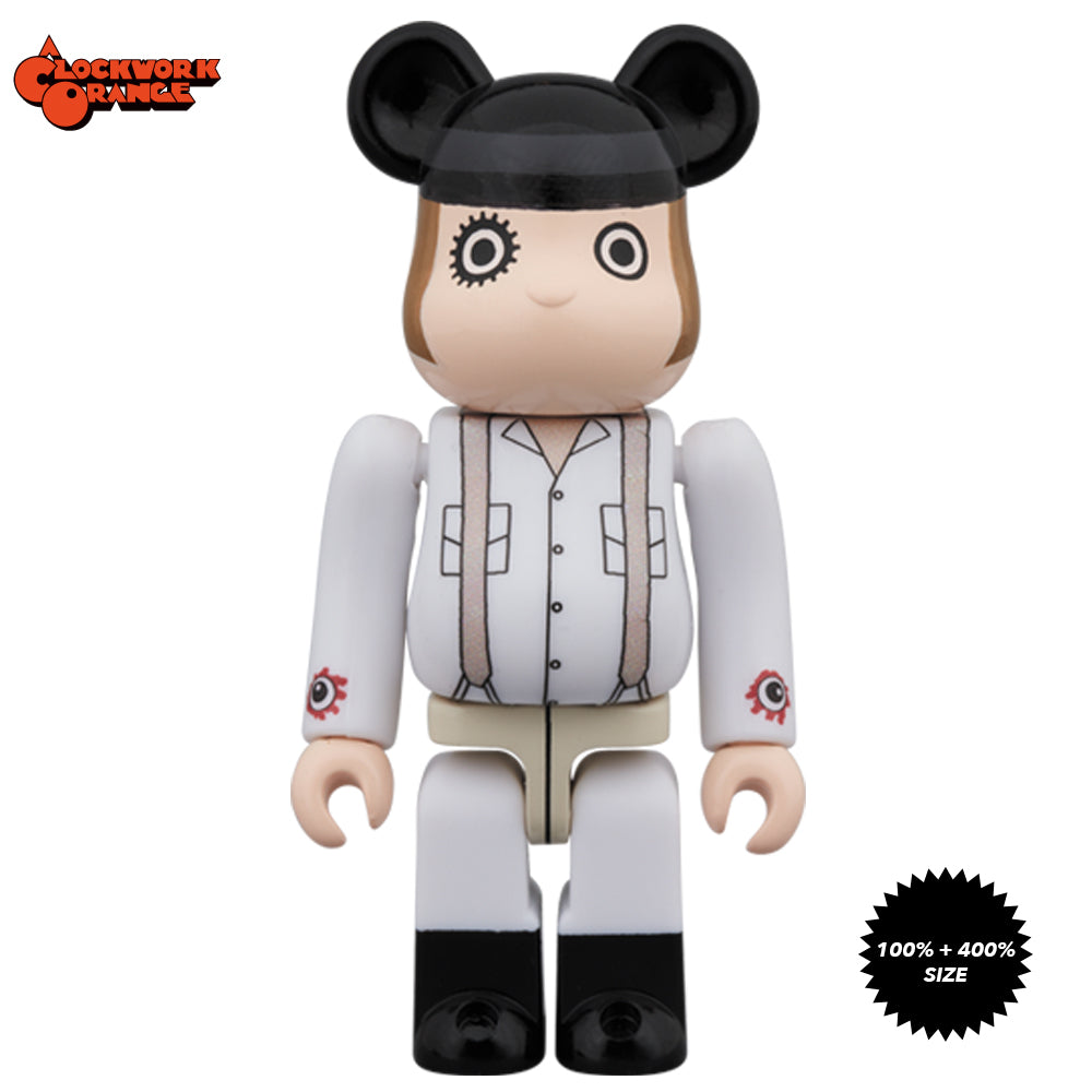 Alex Clockwork Orange 100% + 400% Bearbrick