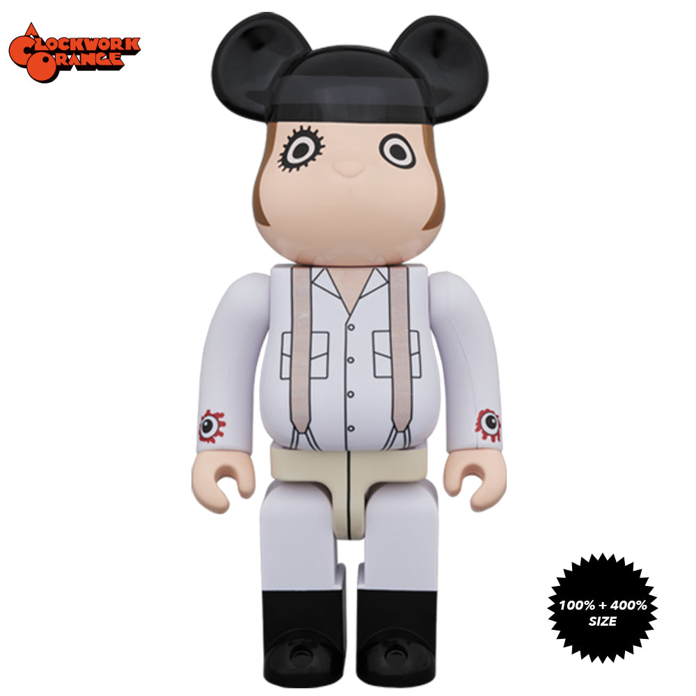 Alex Clockwork Orange 100% + 400% Bearbrick