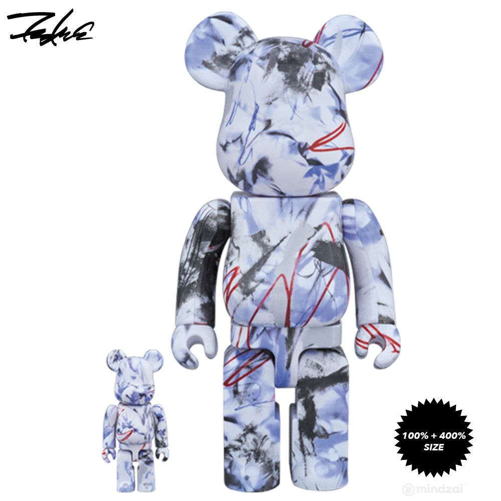 Futura Bearbrick 100% and 400% Set by Medicom Toy x Futura - Pre-order - Mindzai  - 1