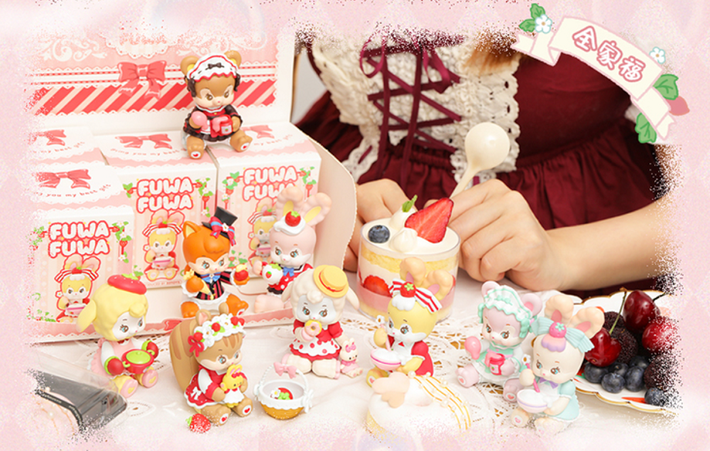 Fuwa Fuwa Tea Party Blind Box Series by 52 Toys