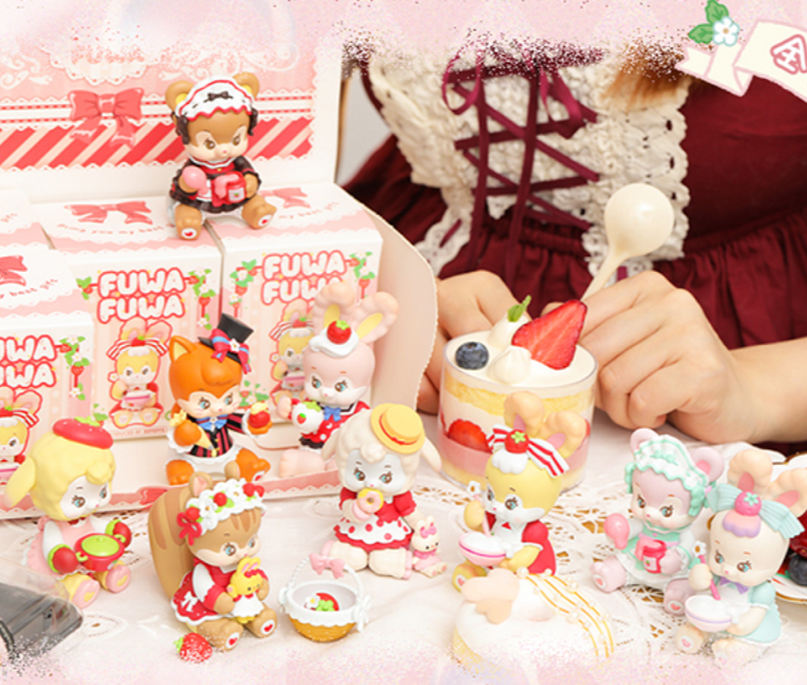 Fuwa Fuwa Tea Party Blind Box Series by 52 Toys