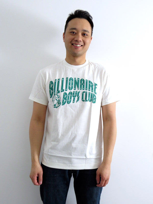 Classic Arch Green Logo/White T-shirt by Billionaire Boys Club - Mindzai  - 1