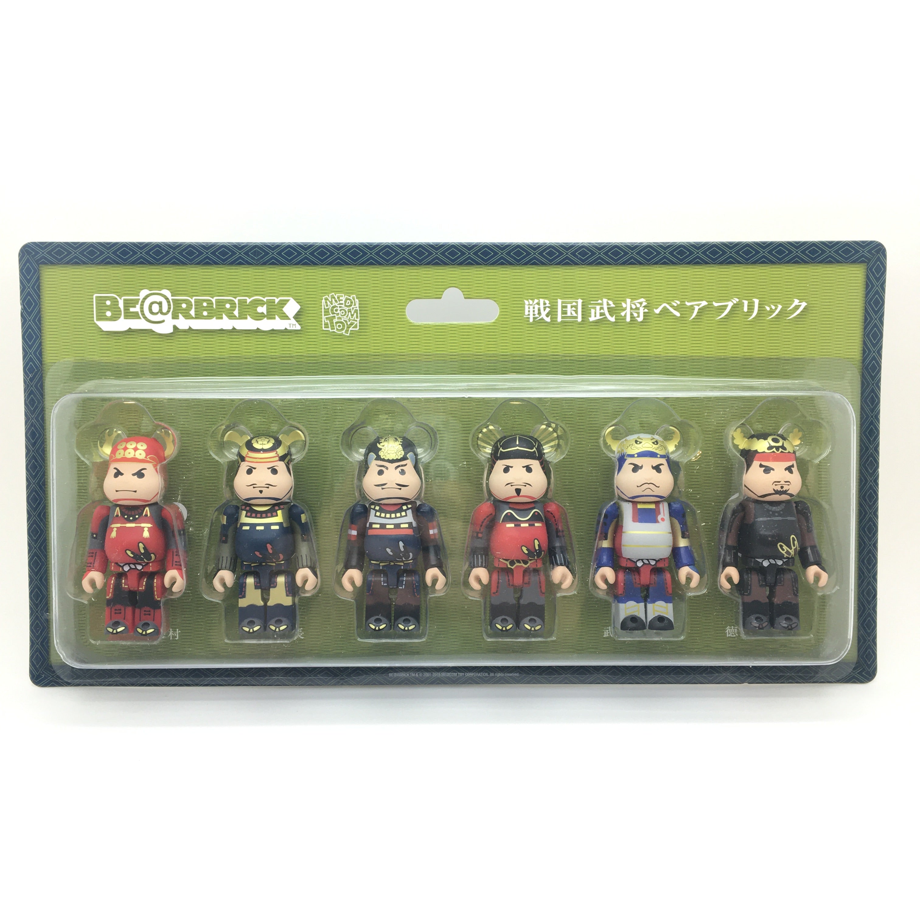 Sengoku Warlords 6-Piece 100% Bearbrick Set - Mindzai Toy Shop