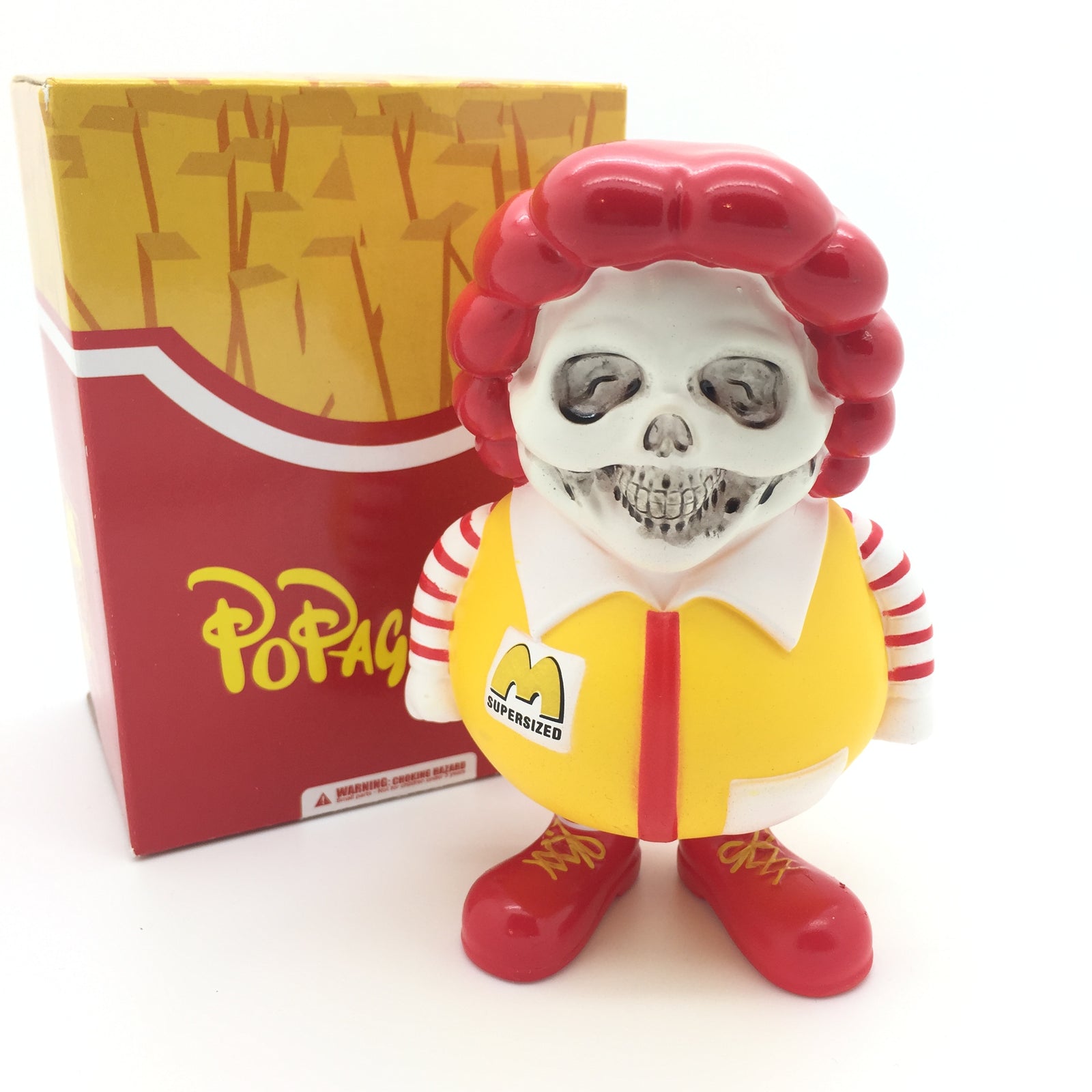 Popaganda by Ron English x Secret Base - Mc Supersized Skull Face Version