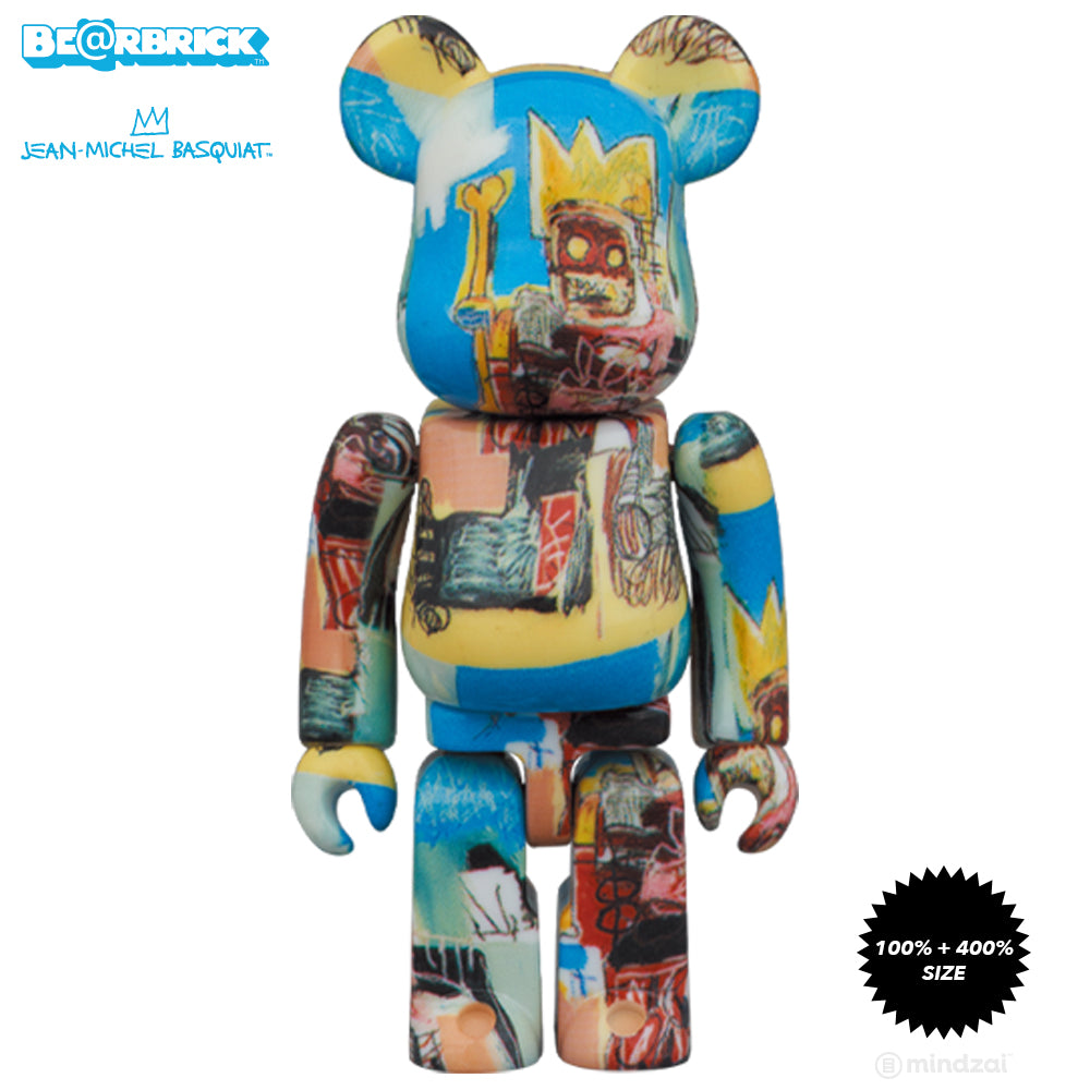 Jean-Michel Basquiat #6 100% + 400% Bearbrick Set by Medicom Toy