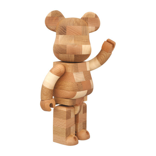 Wooden Tile Pattern 400% Bearbrick by Karimoku - Mindzai  - 1