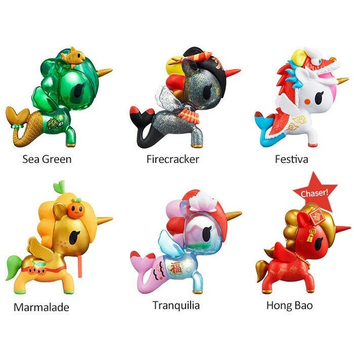 Lunar New Year Unicorno Series One Blind Box by Tokidoki