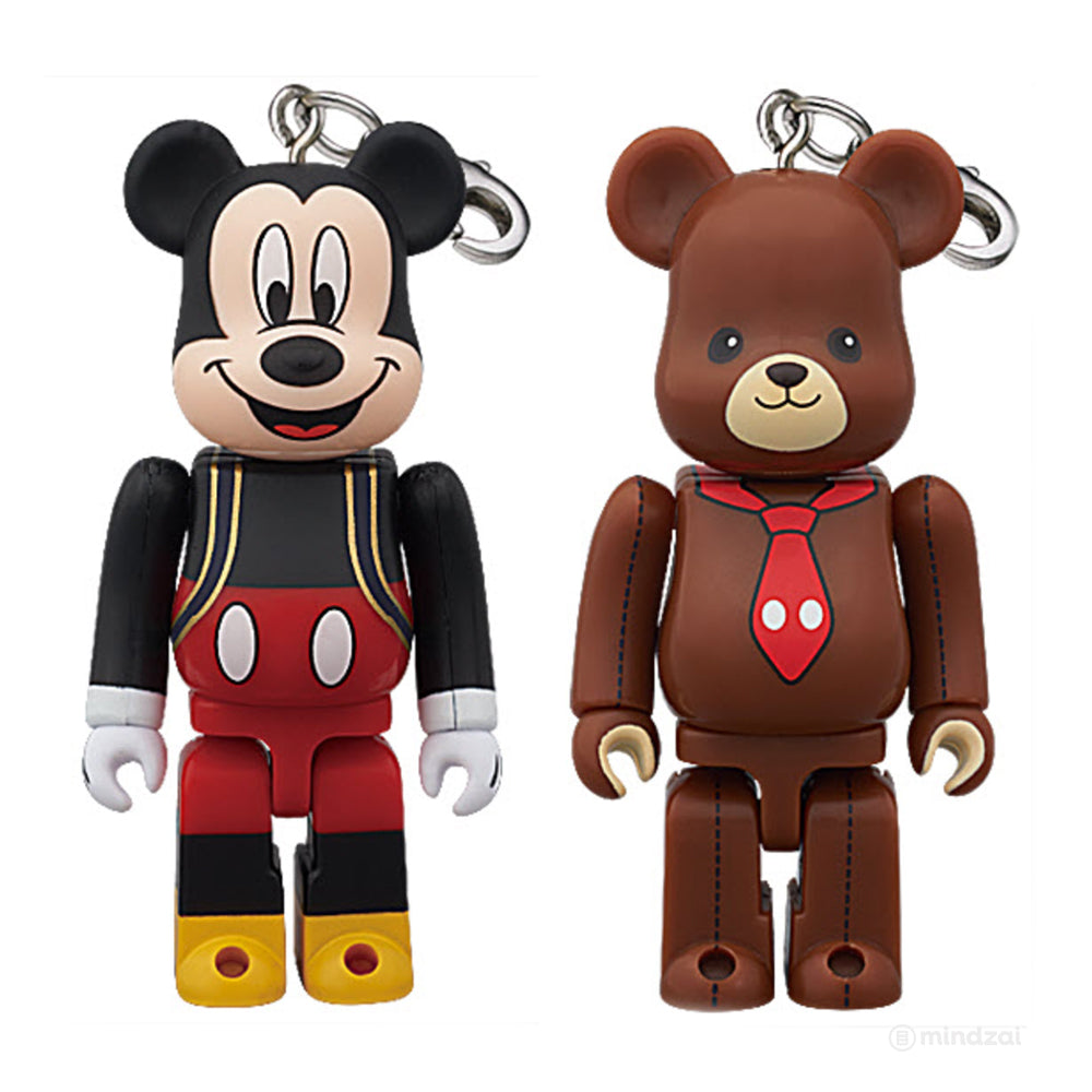 Disney Bearbrick Unbreakable - UniBearsity: Mickey Mouse and Mocha (2pk) - Disney Store Japan Exclusive