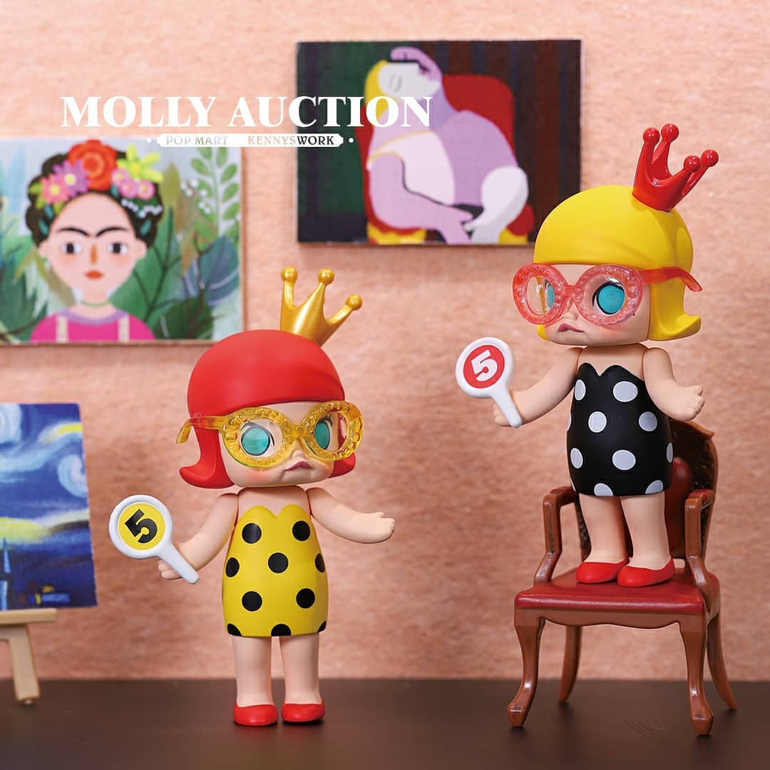 Molly Auction Blind Box Series by Kennyswork x POP MART