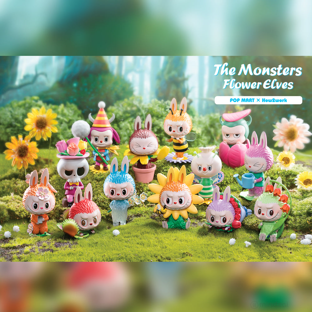 The Monsters Flower Elves Blind Box Series by Kasing Lung x POP MART