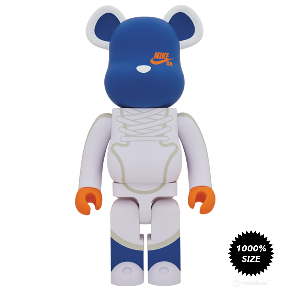 Nike SB White 1000 Bearbrick Set by Medicom Toy x Nike SB