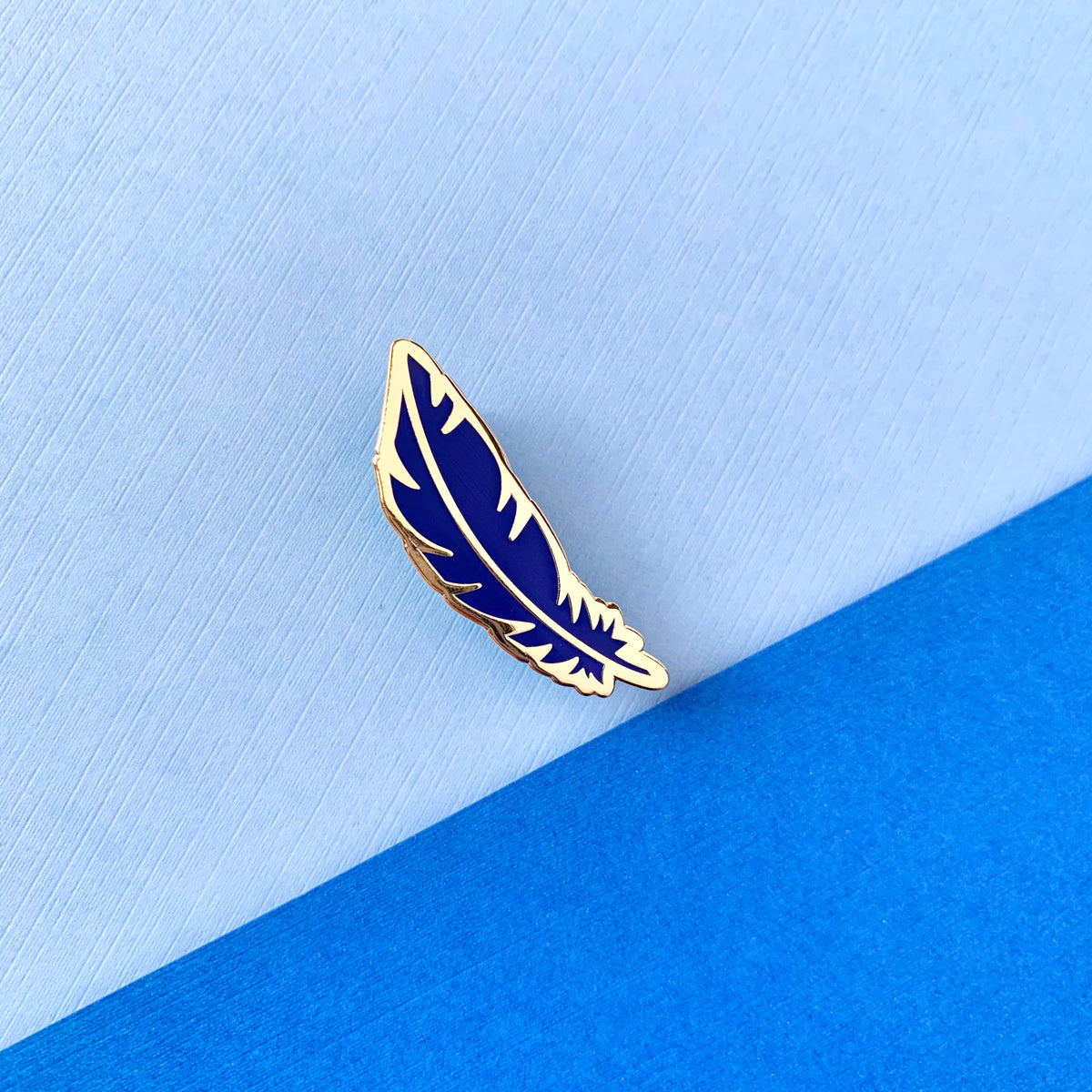 Naesala Feather Enamel Pin by Shumi Collective