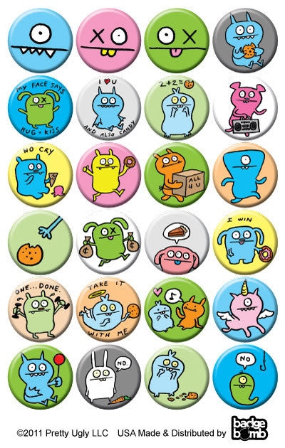 Uglydoll Buttons - Mindzai 