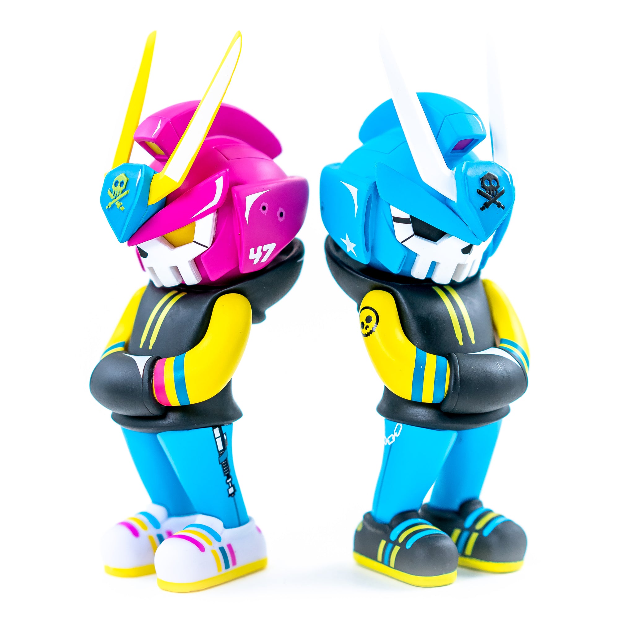 Pirateq-47 Neo-Tokyo Pink TEQ 63 Toy Figure by Quiccs x SergAndDestroy