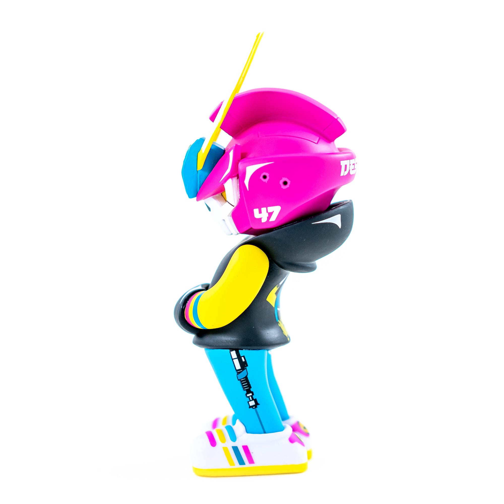 Pirateq-47 Neo-Tokyo Pink TEQ 63 Toy Figure by Quiccs x SergAndDestroy