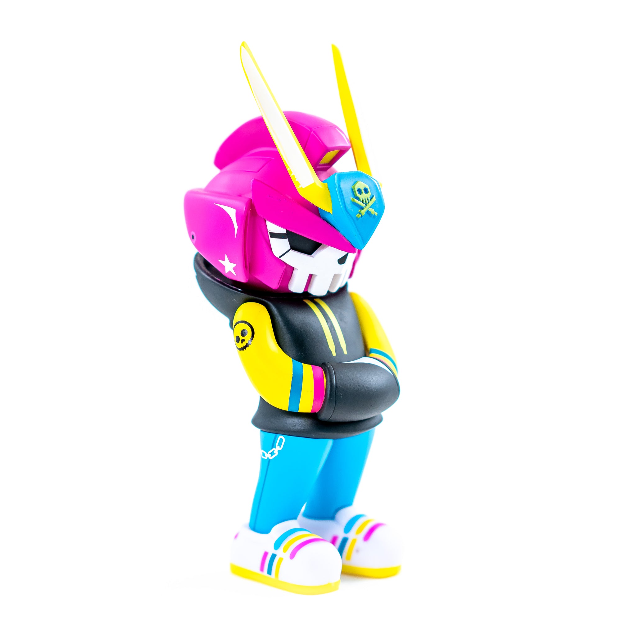 Pirateq-47 Neo-Tokyo Pink TEQ 63 Toy Figure by Quiccs x SergAndDestroy