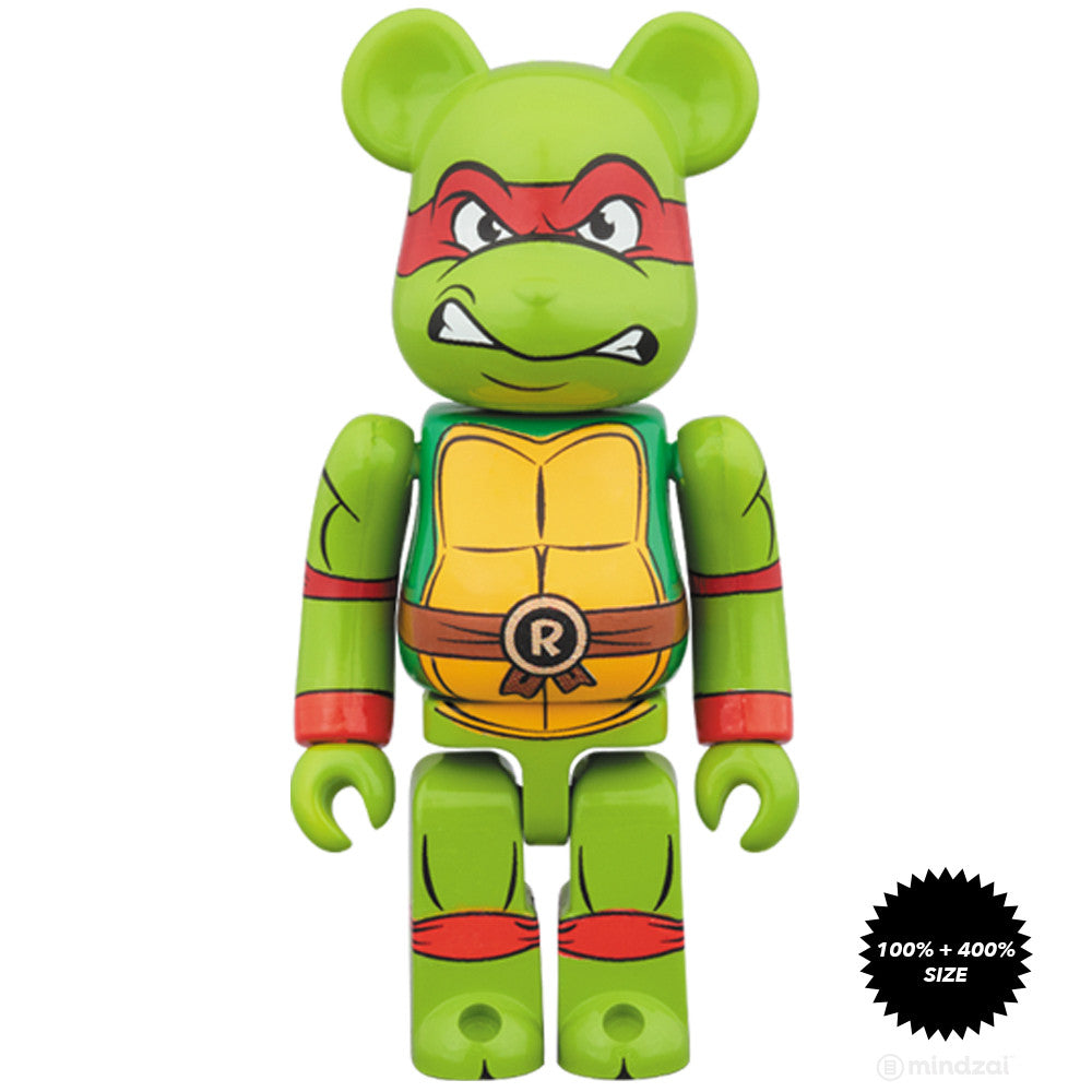 BE@RBRICK RAPHAEL CHROME Ver.100％ u0026 400％-