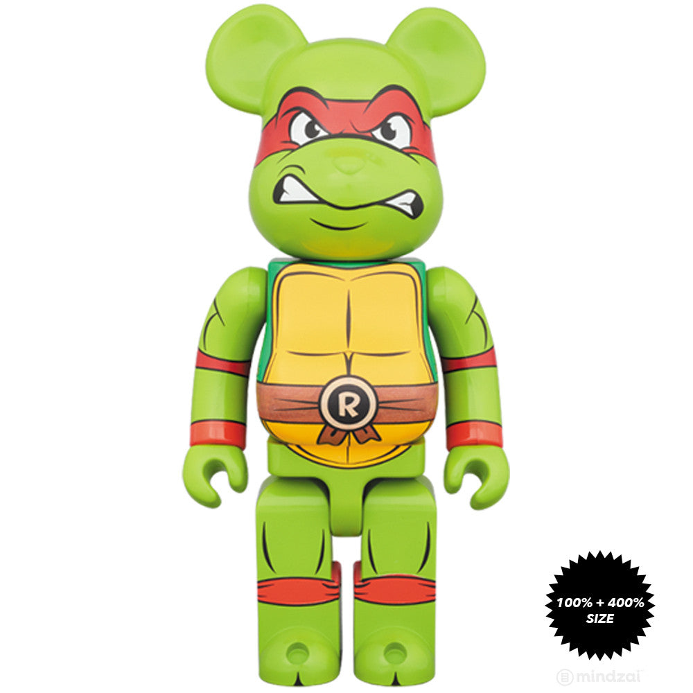 BE@RBRICK RAPHAEL CHROME Ver.100％ u0026 400％-