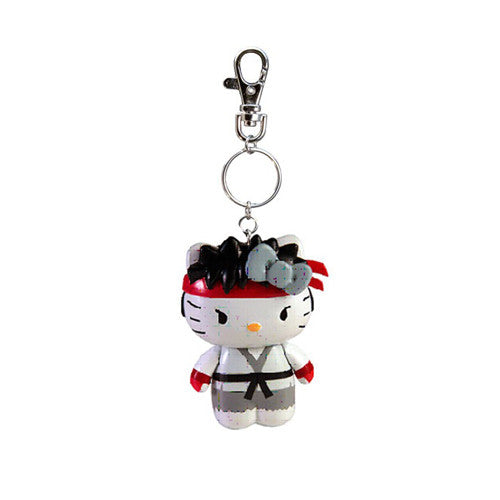 Ryu x Hello Kitty Street Fighter Keychain - Mindzai 