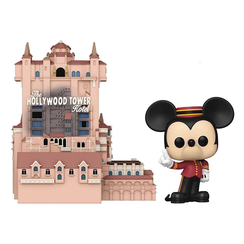 Walt Disney World 50th Anniversary Hollywood Tower Hotel with Mickey POP!  Vinyl Figure by Funko - Mindzai Toy Shop