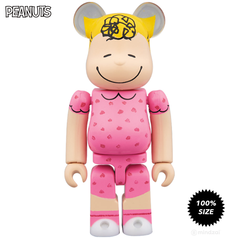 Sally Brown Peanuts 100% Bearbrick by Medicom Toy