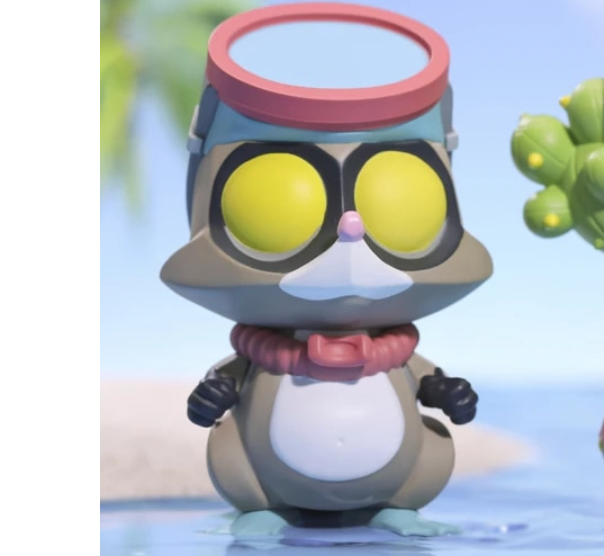 Raccoon - Little Voyagers - Heat Wave by Coarse x POP MART