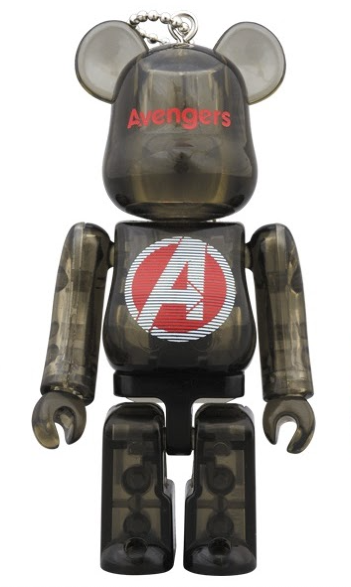 Marvel Bearbrick Happy Kuji Avengers: Endgame - Logo A 100% Size