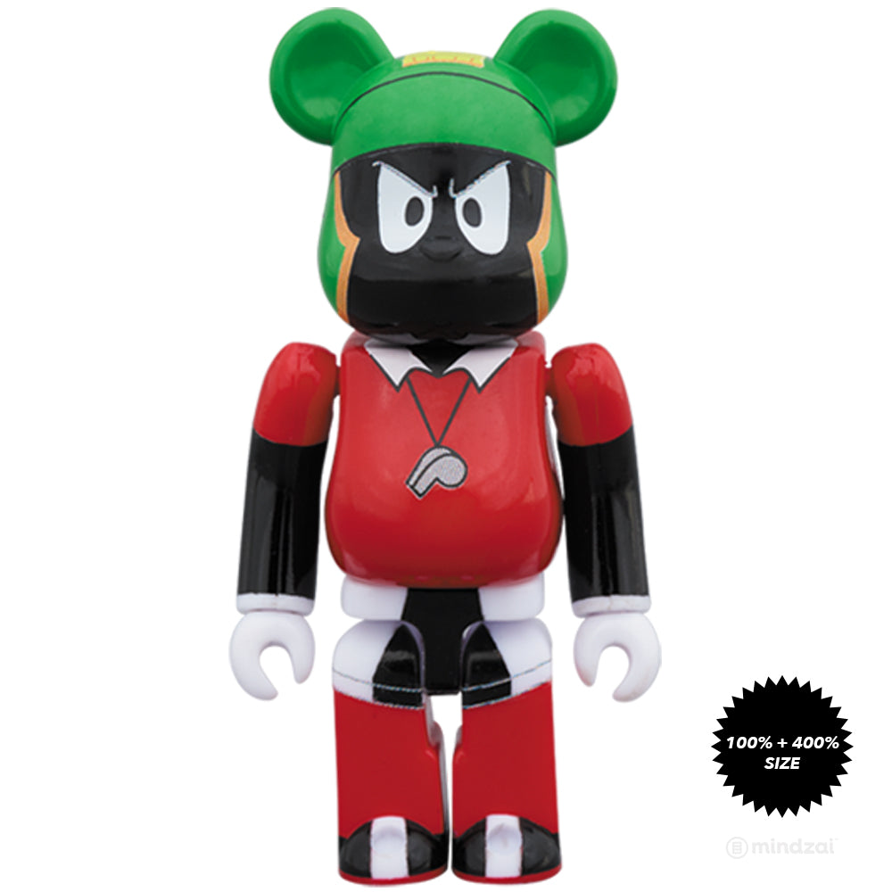 Space Jam Marvin The Martian 100% and 400% Bearbrick Set by Medicom Toy