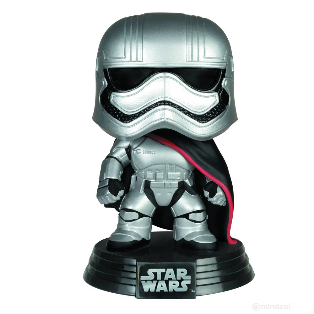 Captain Phasma Pop Star Wars Vinyl Bobblehead Figure by Funko - Mindzai 