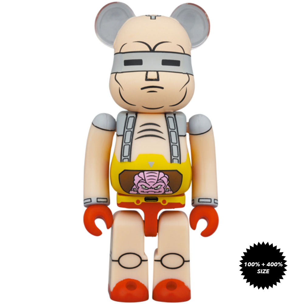 TMNT: Krang Robot 100% + 400% Bearbrick Set by Medicom Toy