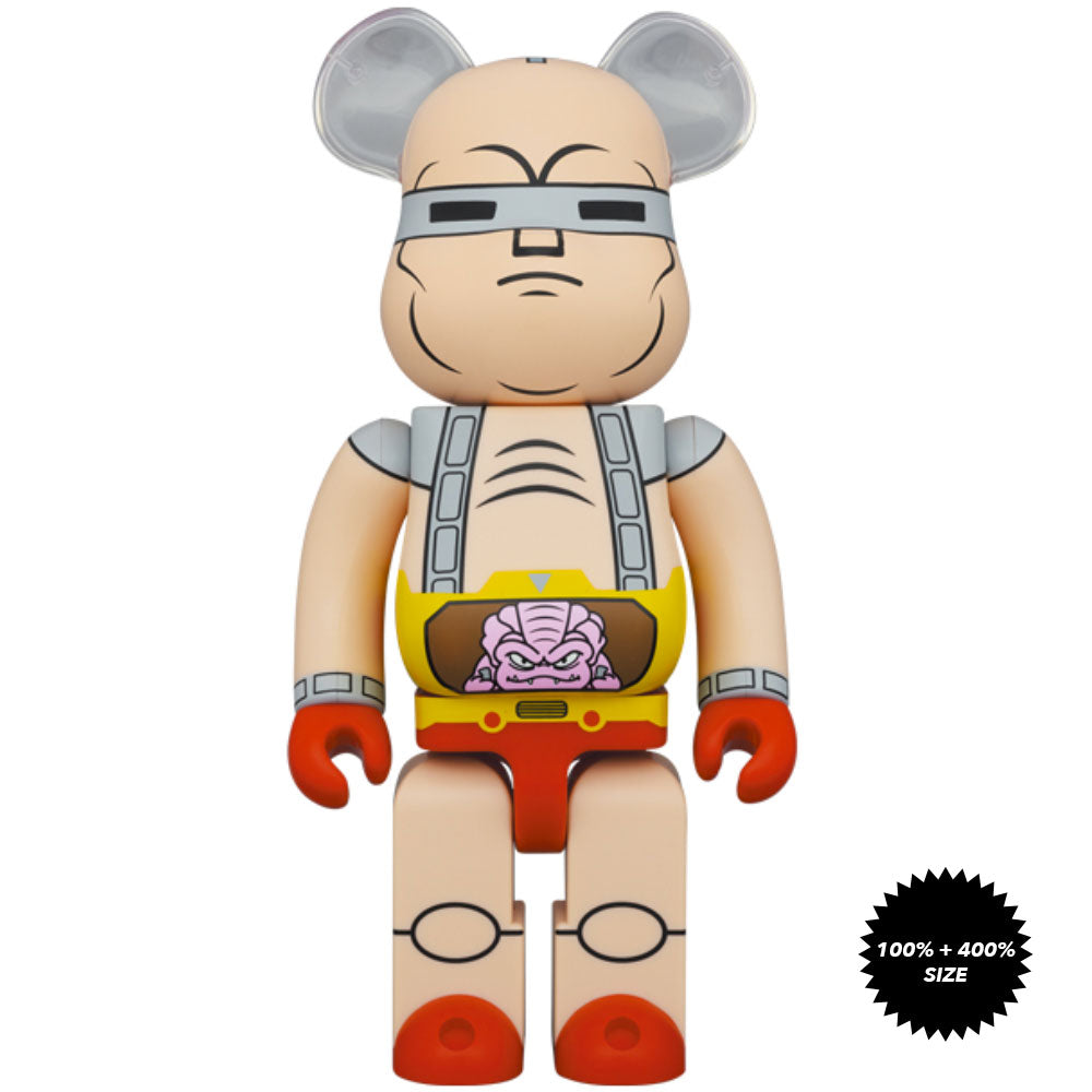 TMNT: Krang Robot 100% + 400% Bearbrick Set by Medicom Toy