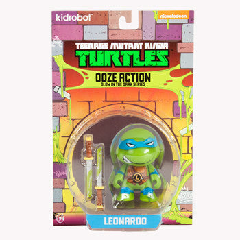 TMNT Ooze Action Glow In The Dark Leonardo - Mindzai  - 1