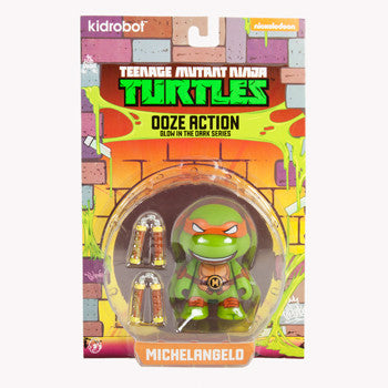 TMNT Ooze Action Glow In The Dark Michaelangelo - Mindzai  - 1