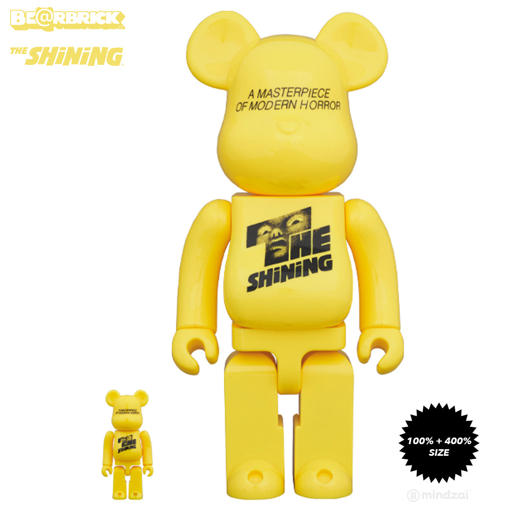 The Shining Movie Poster 100% + 400% Bearbrick by Medicom Toy