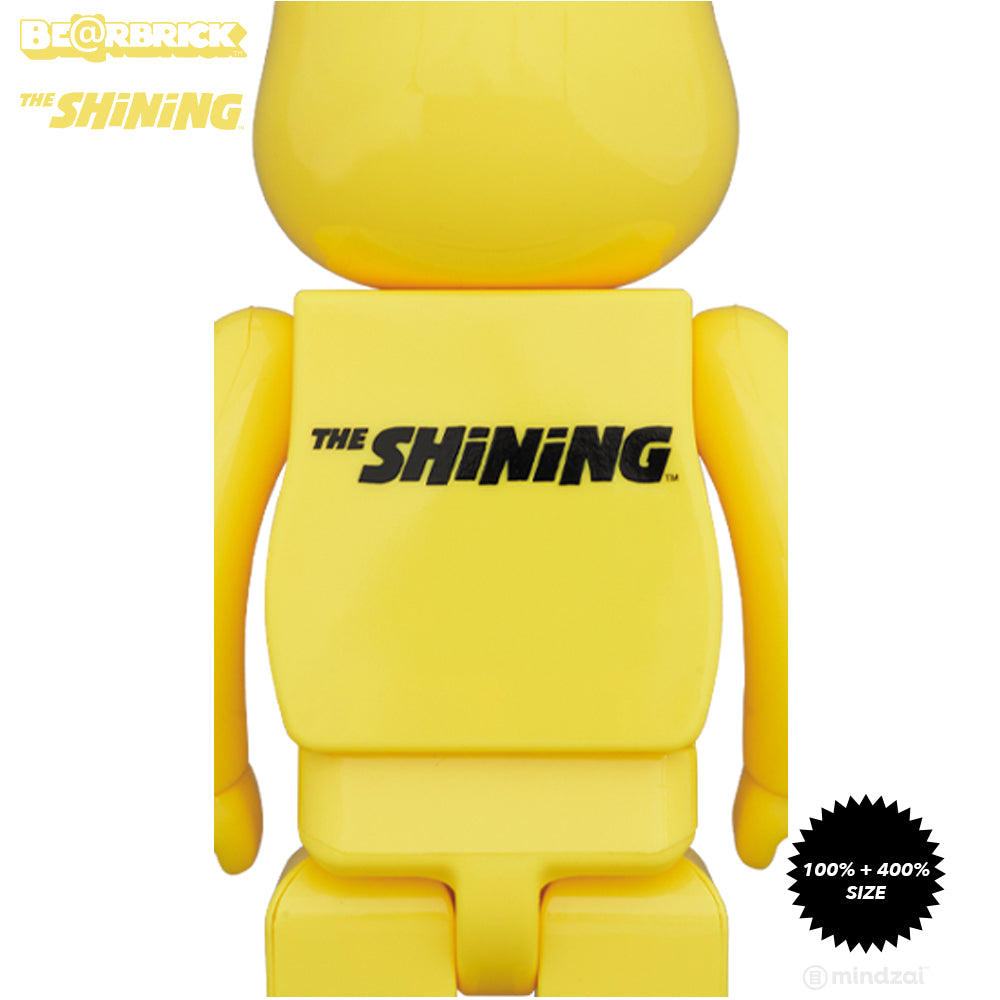 The Shining Movie Poster 100% + 400% Bearbrick by Medicom Toy