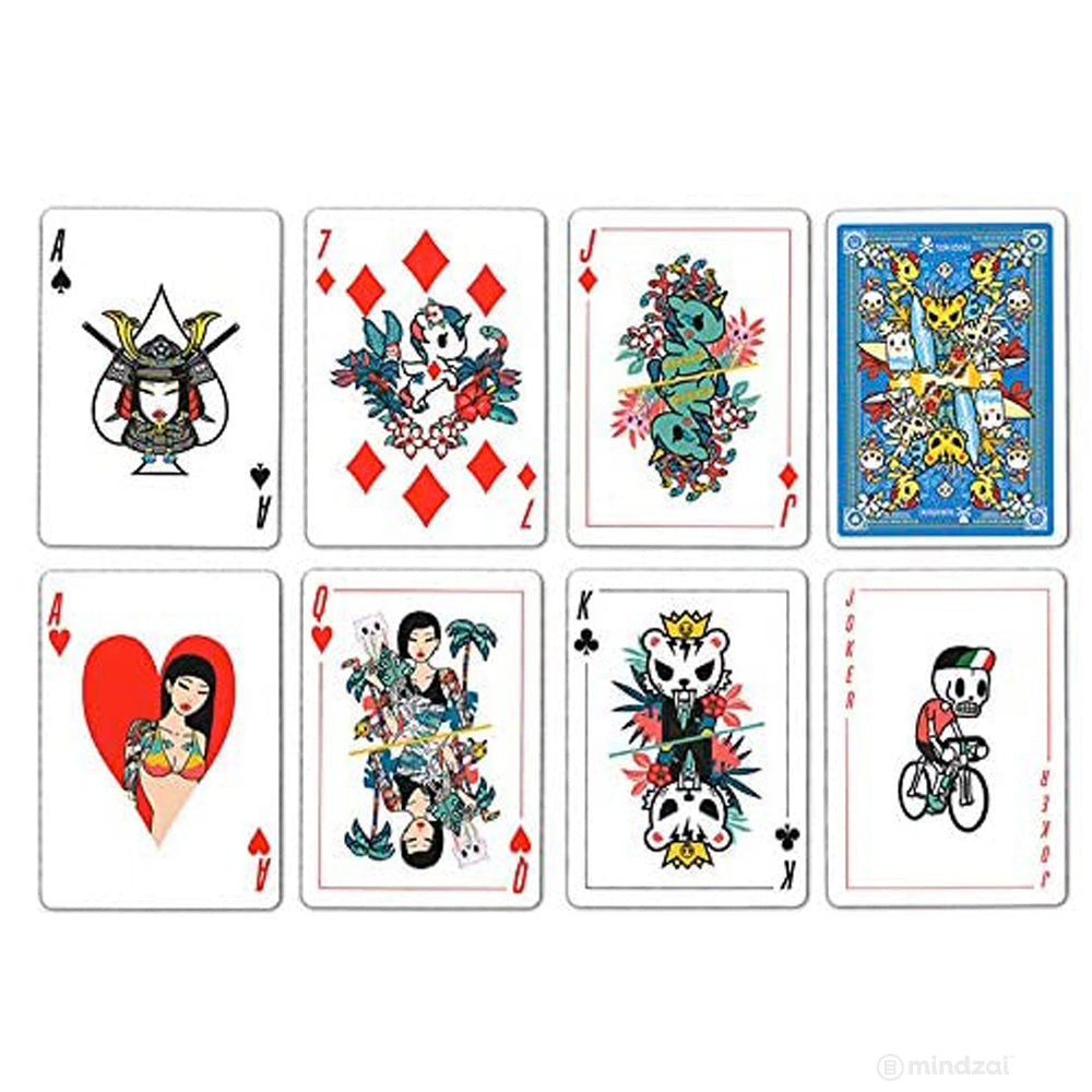 Tokidoki x Bicycle Playing Cards Blue Case Version