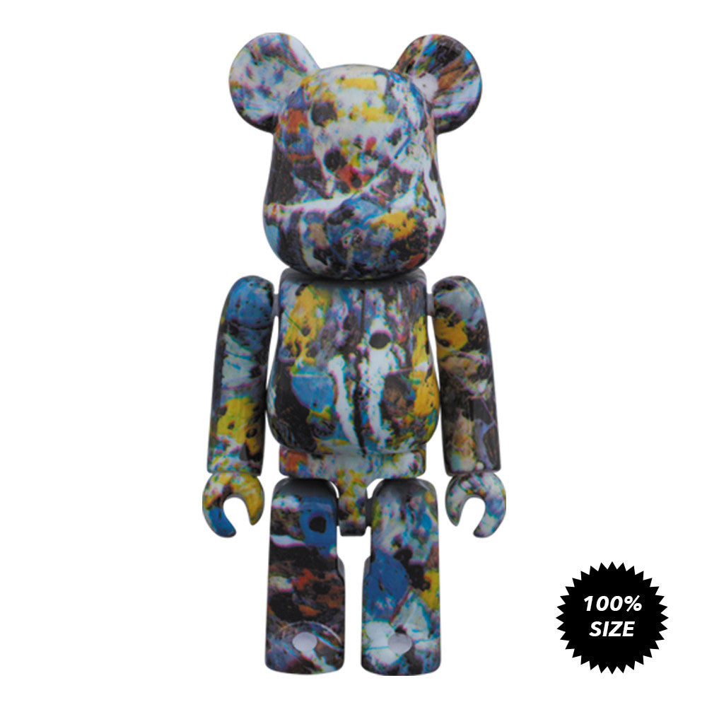 Jackson Pollack 100% Bearbrick *Tokyo Treasures* - Mindzai  - 1