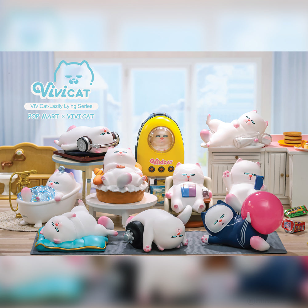 Vivicat 3.0 Lying Lazily Blind Box Series by POP MART