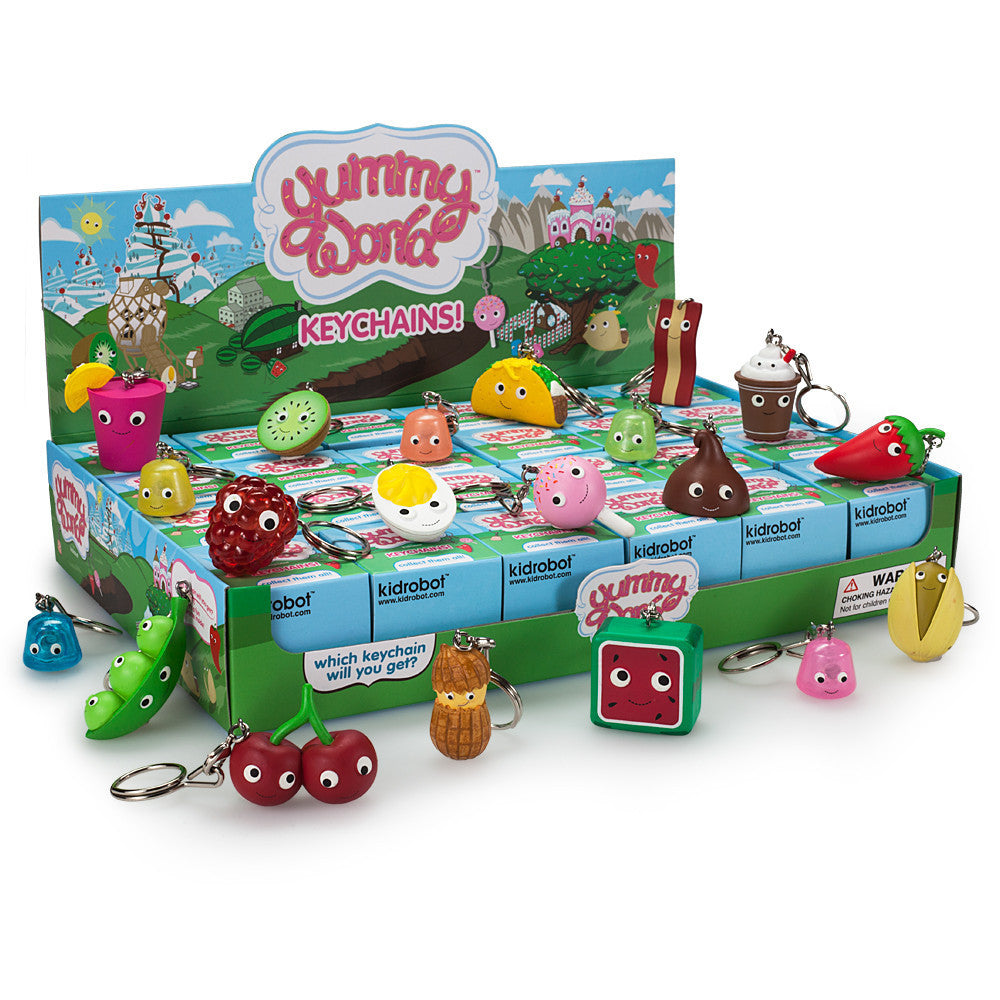 Yummy world keychains sales blind box