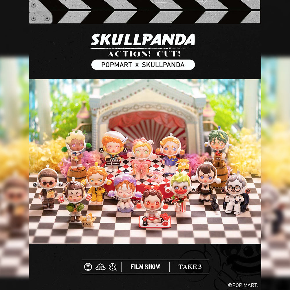 Skullpanda Action! Cut! Blind Box Series by POP MART - Mindzai Toy