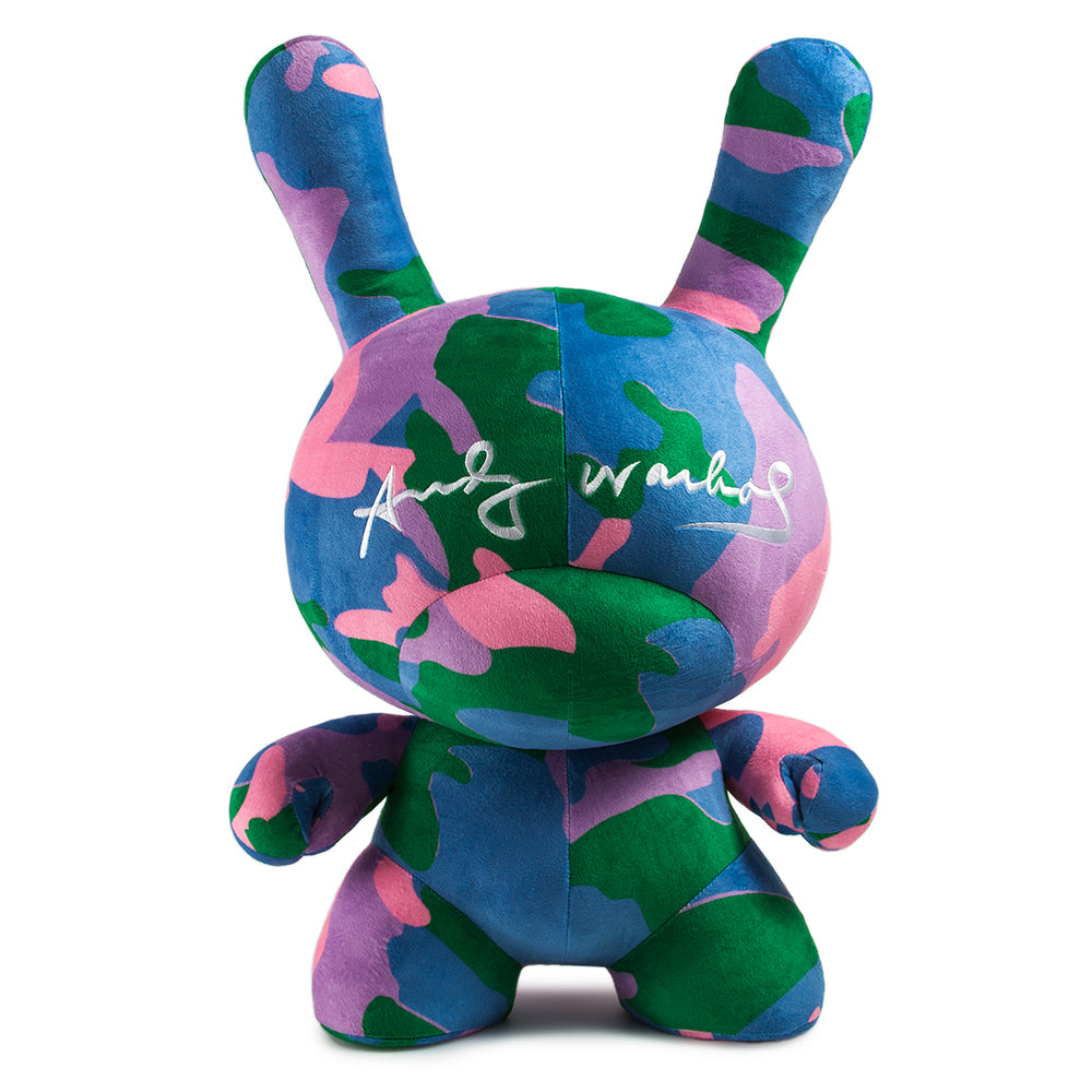 Andy Warhol 20" Camo Plush Dunny by Kidrobot