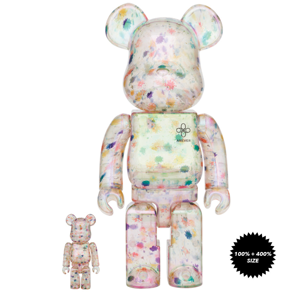 Anever 100% + 400% Bearbrick Set by Medicom Toy